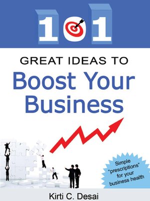 cover image of 101 Great Ideas To Boost Your Business by Kirti C. Desai